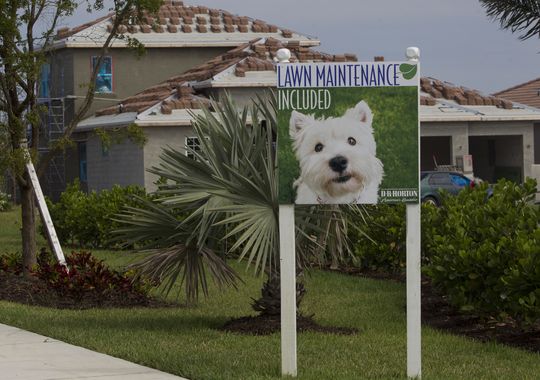 Linsford, a new D.R. Horton development, is off Winkler Road in Fort Myers. (Photo: Sarah Coward/news-press.com)